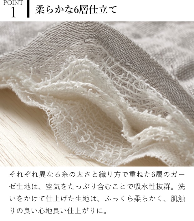 キッチンクロス 6重ガーゼコットン FUKIN サニーロケーション SUNNY LOCATION