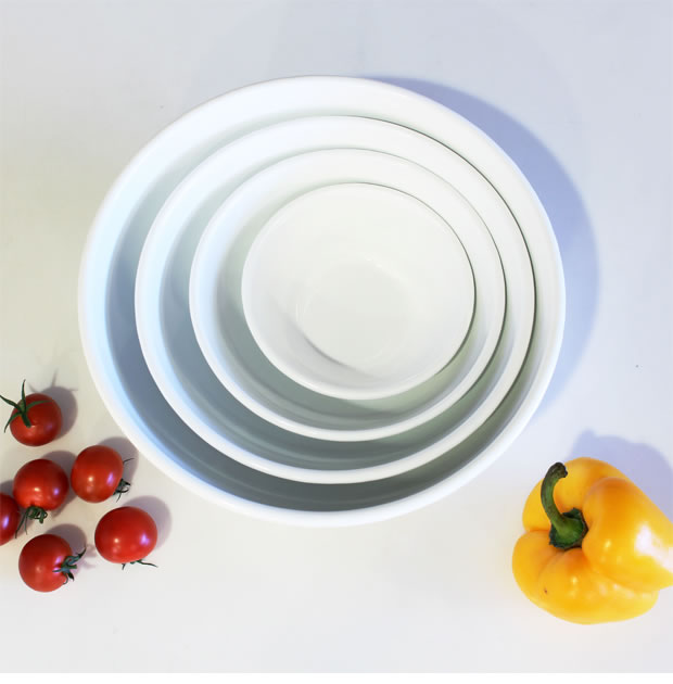 野田琺瑯(ノダホーロー) ボール 全白 22cm