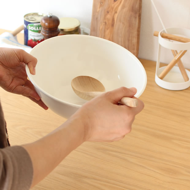 野田琺瑯(ノダホーロー) ボール 全白 22cm