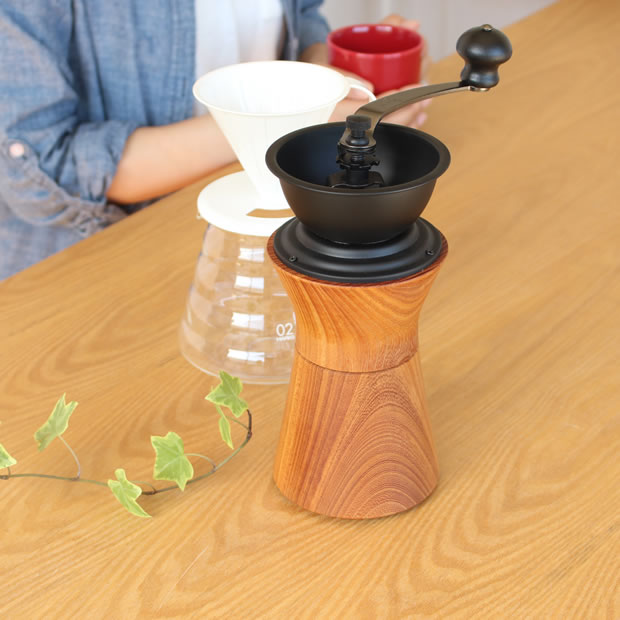 Mokuneji モクネジ 手動 コーヒーミル ケヤキ モクネジ × カリタ Kalita 手挽き 日本製