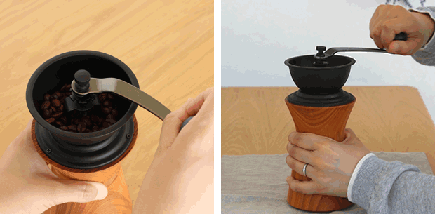 Mokuneji モクネジ 手動 コーヒーミル ケヤキ モクネジ × カリタ Kalita 手挽き 日本製