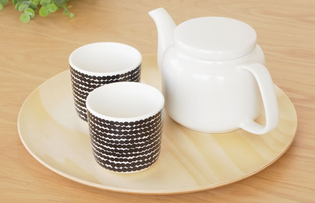 木製 トレー 丸 お盆 カフェトレー 円形 29.5cm 日本製 Natural Plywood Tray Round S GOLD CRAFT ゴールドクラフト