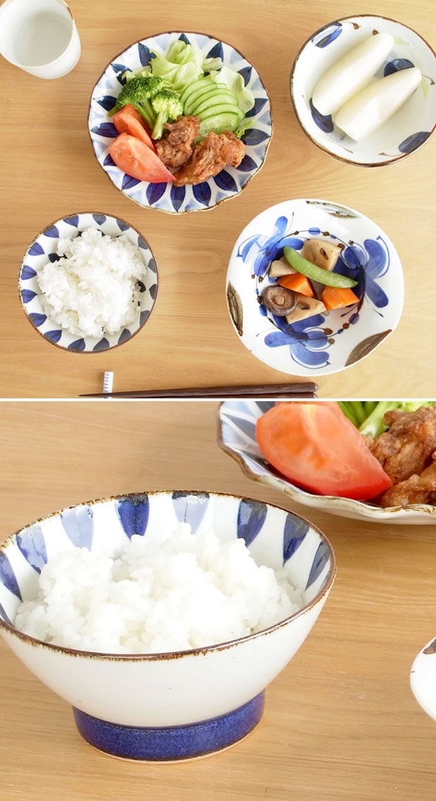波佐見焼 HASAMI 翔芳窯 藍の器 くらわんか椀 大