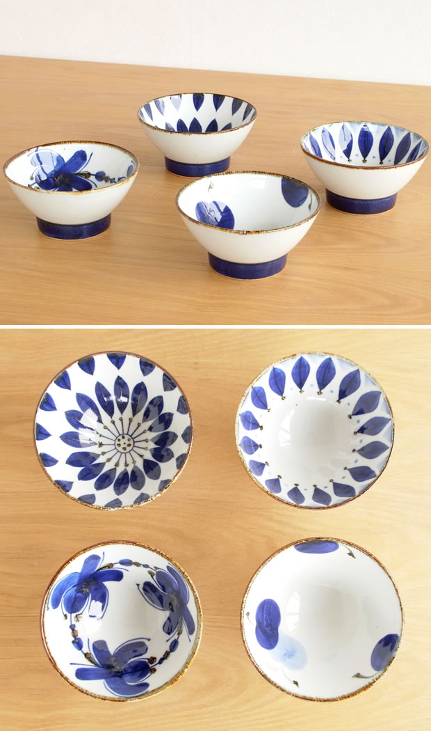 波佐見焼 HASAMI 翔芳窯 藍の器 くらわんか椀 大