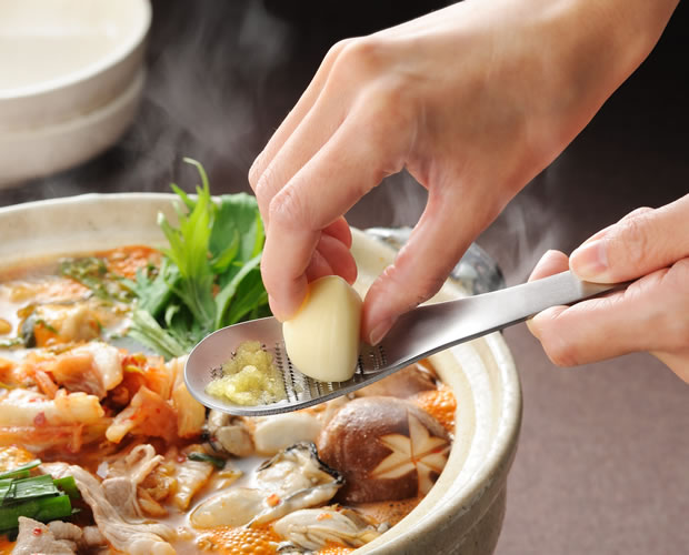 AUX UCHICOOK おろしスプーン おろし金 オークス ウチクック ステンレス製 日本製 スプーン型おろし器