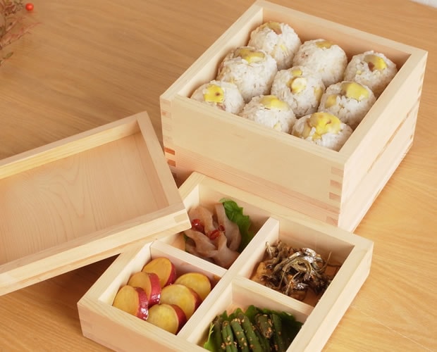 枡重 重箱 3段セット(4.5cm×1、6cm×2) 17cm×17cm ヤマサキデザインワークス ヒノキ 木製 日本製 YAMASAKI DESIGN WORKS