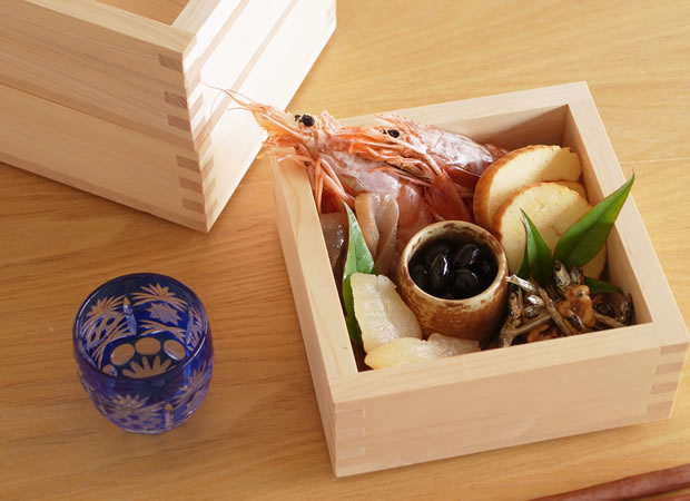 枡重 重箱 3段セット(6cm×3) 14cm×14cm ヤマサキデザインワークス ヒノキ 木製 日本製 YAMASAKI DESIGN WORKS