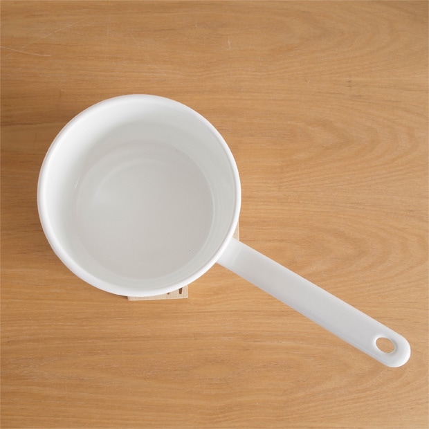 日々道具 ソースパン 14cm 蓋付き IH対応 ホーロー 琺瑯 片手鍋 鍋 日本製