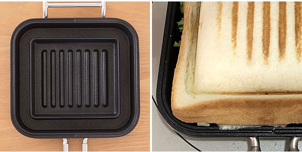 家事問屋 ホットパン ホットサンドメーカー ホットサンド おうちカフェ 日本製 made in Japan アウトドア キャンプ 直火 IH対応 贈り物 37969