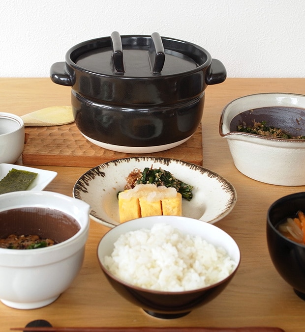 かもしか道具店 ごはんの鍋 日本製 土鍋 萬古焼