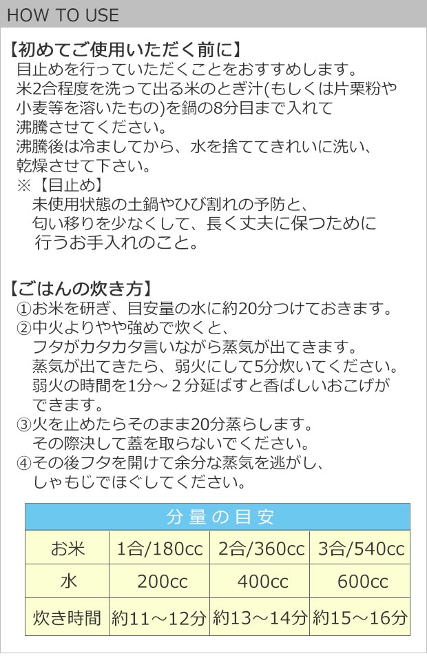 HOW TO USE