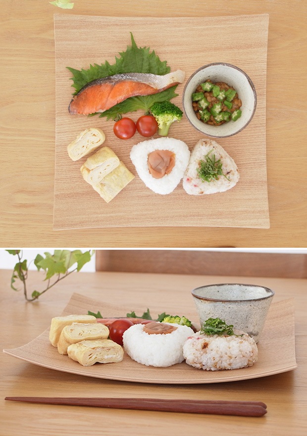 木製食器 皿 プレート 木製 食器 四角 スクエア 正方形 27cm 日本製 Natural Plywood Dish Square L GOLD CRAFT ゴールドクラフト
