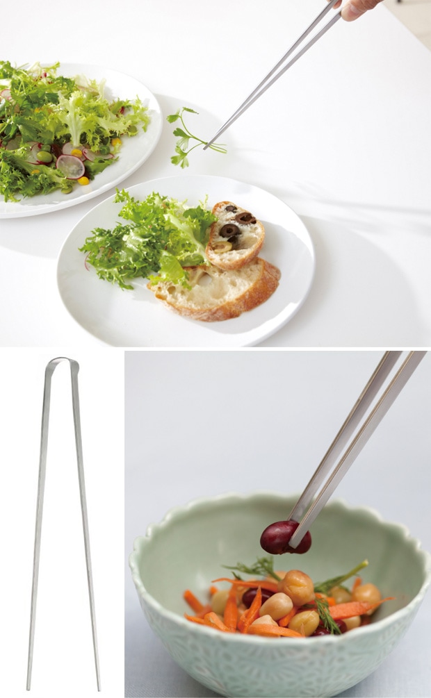 ヨシカワ EAトCO イイトコ Saibashi tongs サイバシ トング ステンレス製 日本製 菜箸 箸 サイバシトング