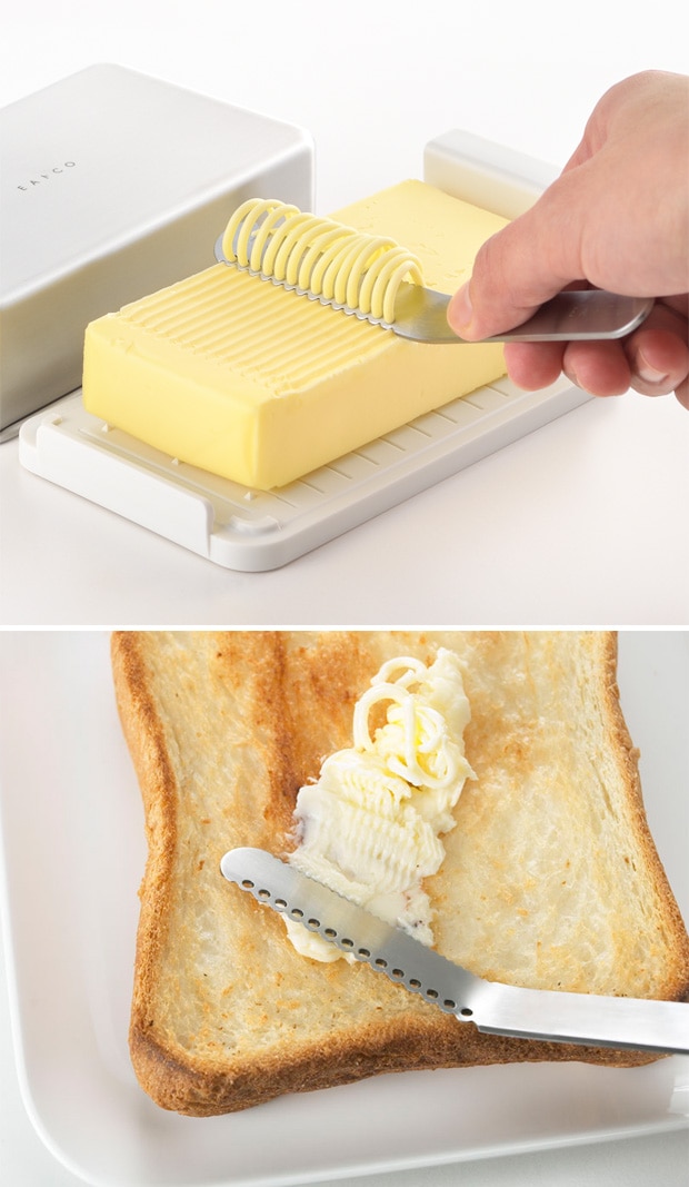 ヨシカワ EAトCO イイトコ Nulu butter knife ヌル バターナイフ ステンレス製 日本製 削る ふわふわ コゲ落とし