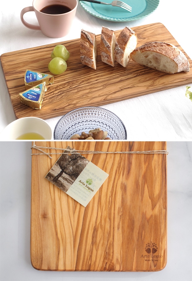 カッティングボード L 35×18cm オリーブ 長方形 FavoriteStyleオリジナル品 Arte legno アルテレニョ まな板 木製