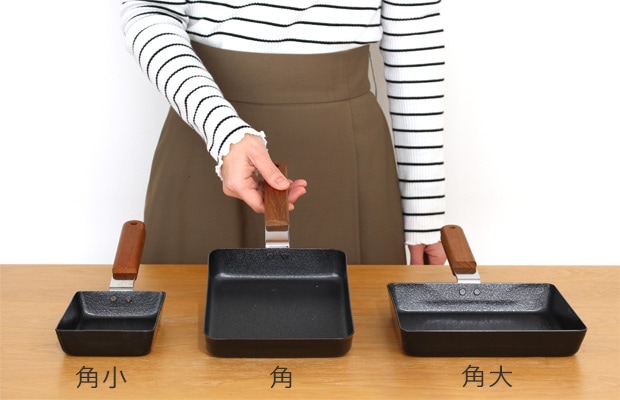 ambai 玉子焼 角 鉄製 卵2～3個用 IH対応 玉子焼き器 卵焼き器 焦げ付きにくい ファイバーライン加工 アンバイ 小泉誠 日本製