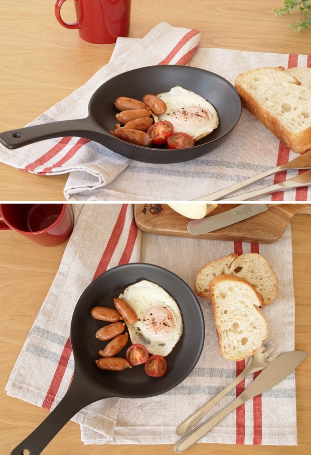 POTPURRI ポトペリー スキレット エルド M 17cm 陶器 フライパン グリルパン skillet Eld