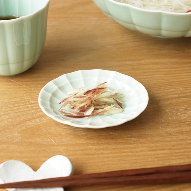 ミヤマ suzune(すずね) 手塩皿 緑青磁 miyama 小皿 豆皿 食器