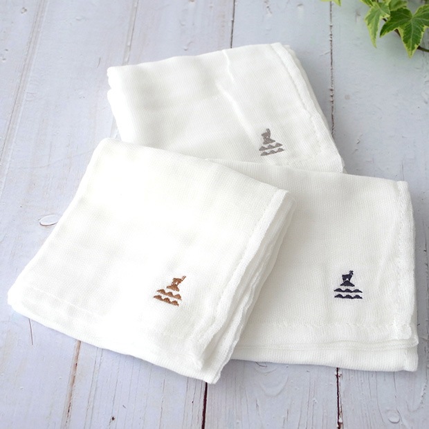かもしか道具店 ガーゼのふきん 日本製 44×44cm 大判 綿100% 布巾 ガーゼふきん 食器拭き お手拭き おしぼり