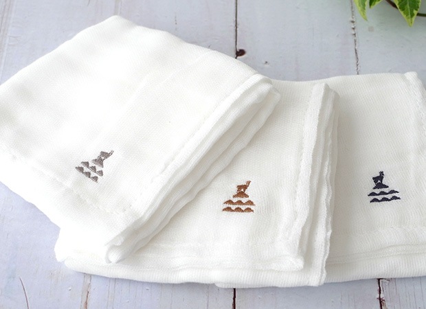 かもしか道具店 ガーゼのふきん 日本製 44×44cm 大判 綿100% 布巾 ガーゼふきん 食器拭き お手拭き おしぼり