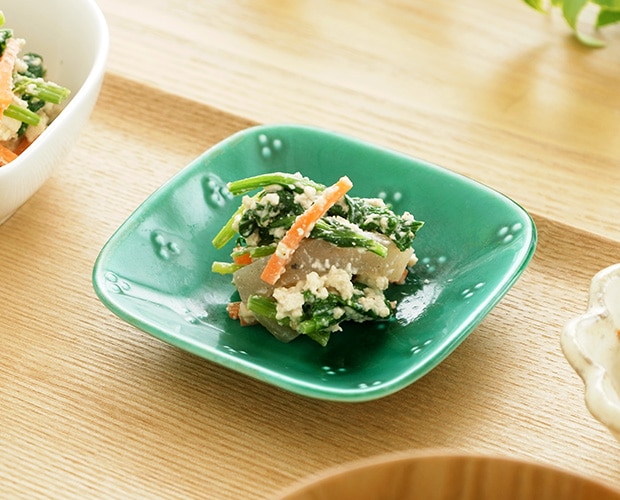 POTPURRI ポトペリー 星かげ ペア 豆皿 小皿 織部×黄瀬戸 磁器 日本製 ペアセット ギフトセット ギフトBOX付