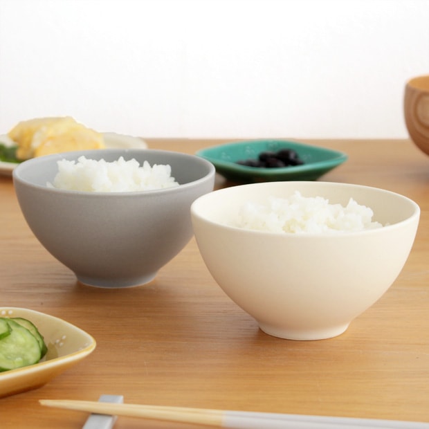 SAKUZAN Sara ライスボウル 茶碗 ペア 木箱入り 飯椀 ご飯茶碗 作山窯 美濃焼 食器 日本製 和食器 贈り物 プレゼント