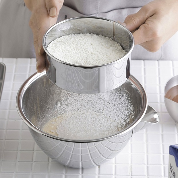 家事問屋 うらごし・粉ふるい 13 ステンレス 裏ごし 粉ふるい器 キッチンツール 日本製 made in Japan 41885