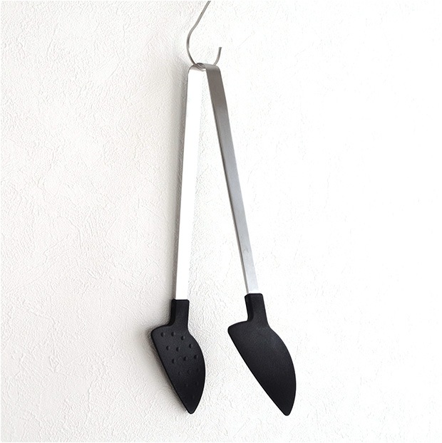 家事問屋 調理トング トング ステンレス 樹脂トング 26.7cm 取り分け キッチンツール 日本製 made in Japan 39056
