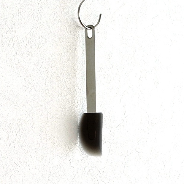 家事問屋 シリコンスパチュラ 15 へら ミニ 15cm シリコン ステンレス 便利 キッチンツール 日本製 made in Japan 37964