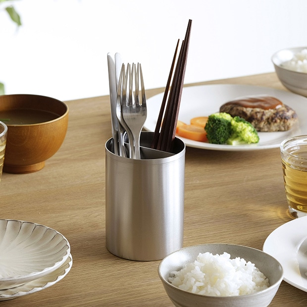 家事問屋 ツールスタンド 11 ツール立て 11cm 仕切り付き ステンレス 便利 キッチンツール 日本製 made in Japan 39062