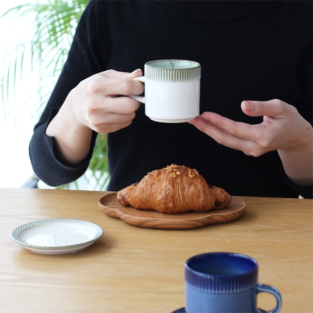 POTPURRI ポトペリー blur ペア コーヒーカップ&ソーサー セット デミタスカップ 磁器 日本製 ペアセット ギフト