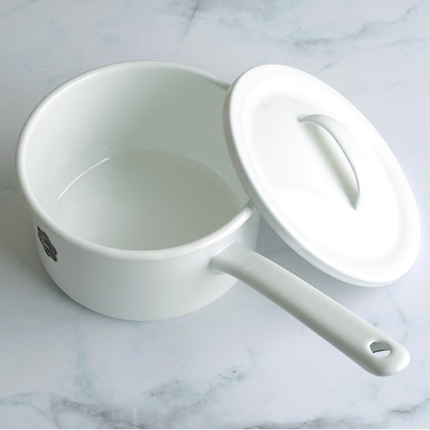 月兎印 ソースパン 16cm 1.7L 蓋付き ホーロー 琺瑯 日本製 フジイ つきうさぎ ゲット 野田琺瑯