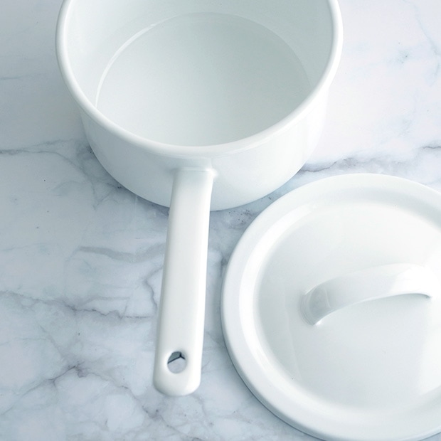 月兎印 ソースパン 16cm 1.7L 蓋付き ホーロー 琺瑯 日本製 フジイ つきうさぎ ゲット 野田琺瑯