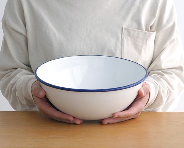 月兎印 琺瑯ボール 24cm 2.8L ホーロー 琺瑯 ボール ボウル 日本製 フジイ 野田琺瑯 ゲット 05007511