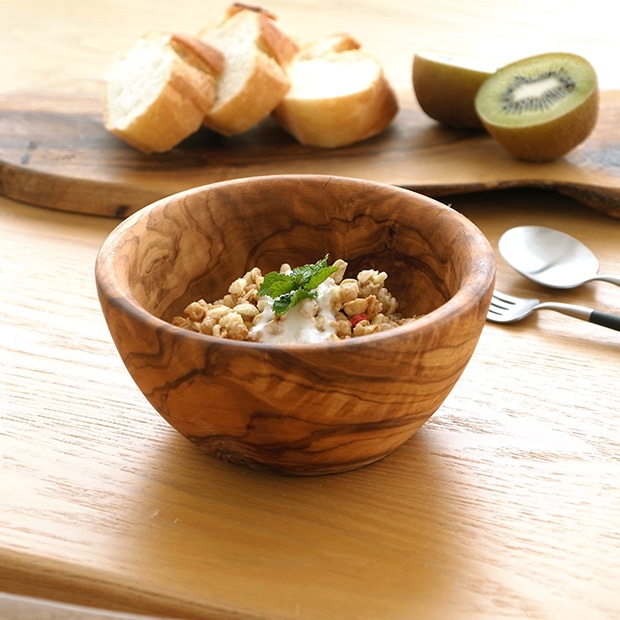 Arte Legno アルテレニョ ボウル 14cm 木 木製 職人さんの手作り キッチンツール イタリア おしゃれ オリーブ