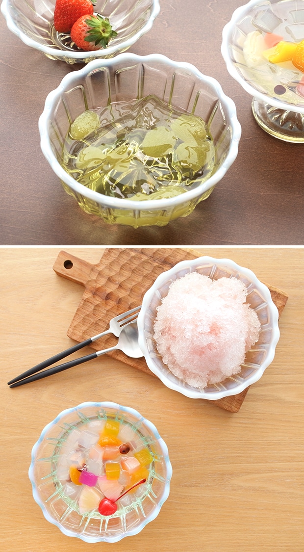 廣田硝子 雪の花