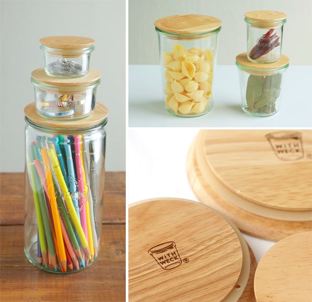 WECK フラット トップ 木のフタ M 蓋 WITH WECK FLAT TOP WOODEN LID ウェック 保存容器 保存瓶 WW-023M