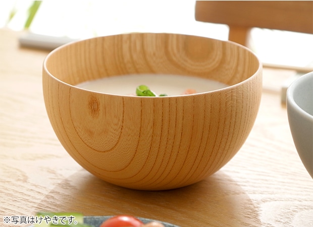 SHIRASAGI しらさぎ ボウル ナチュラル ほお けやき くり お椀 汁椀 みそ汁 スープボウル 日本製 天然木 白鷺木工