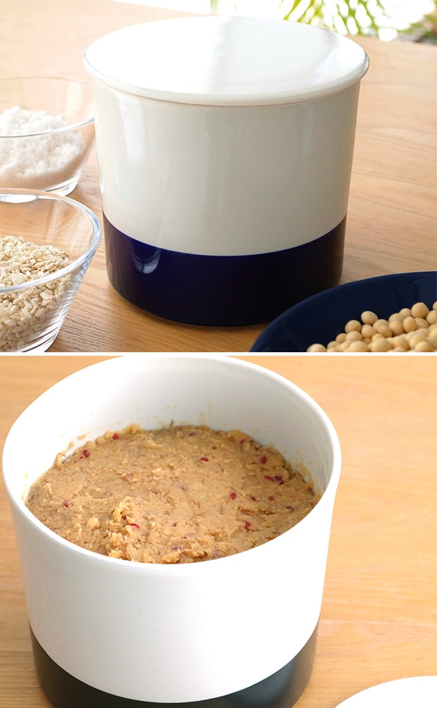 かもしか道具店 みその甕 かめ カメ みそのかめ 味噌甕 陶器 おしゃれ 容器 みそ 味噌作り 自家製味噌 日本製 萬古焼