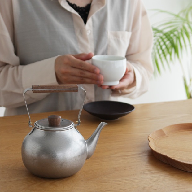 宮崎製作所 急須 大 茶こし Miyaco ミヤコ 茶き ざらめ急須 くろいろ急須 ステンレス 天然木 燕 日本製