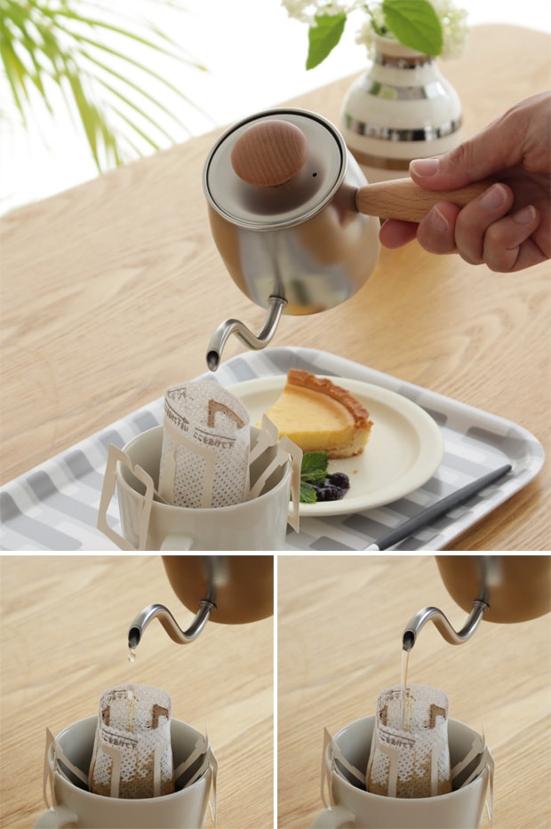 宮崎製作所 シングルドリップ Miyacoffee ミヤコーヒー ステンレス ドリップポット ワンドリップポット コーヒー 燕 日本製