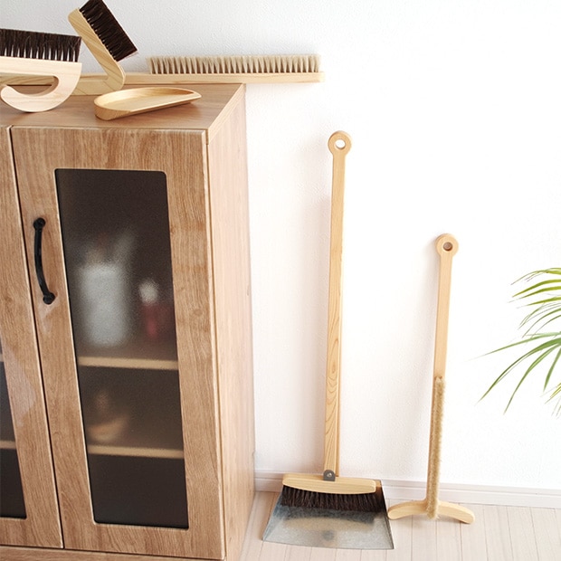 柄付塵取 asahineko ちりとり 小泉誠 あさひねこ おしゃれ 日本製 ひのき AK-010