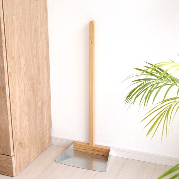 柄付塵取 asahineko ちりとり 小泉誠 あさひねこ おしゃれ 日本製 ひのき AK-010