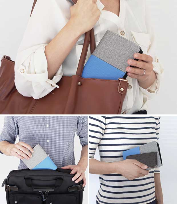 モバイルアクセサリー収納 ポーチ 万能ポーチ ガジェットケース 小物 収納 スマートフォンアクセサリーオーガナイザー M