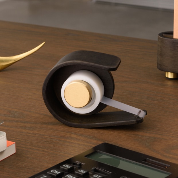 GUDEE テープカッター テープディスペンサー 木製 竹 真ちゅう ORSON Tape dispenser GudeeLife