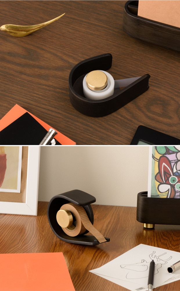 GUDEE テープカッター テープディスペンサー 木製 竹 真ちゅう ORSON Tape dispenser GudeeLife　GUDEE