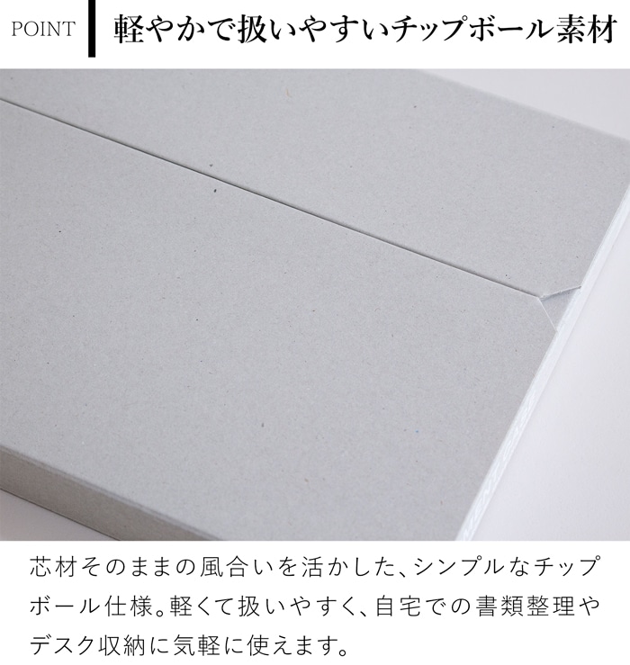 一新堂 ドキュメントケース 厚さ60mm A4 3冊セット チップボール マグネット 書類収納 書類ケース デスク収納 持ち運び 日本製