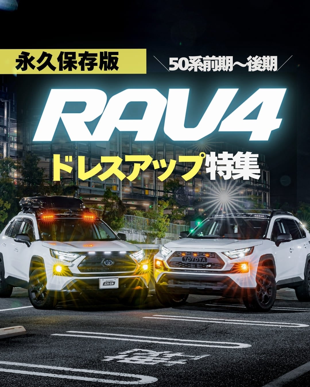 RAV4 50系 前期 後期 LEDカスタム ドレスアップ特集