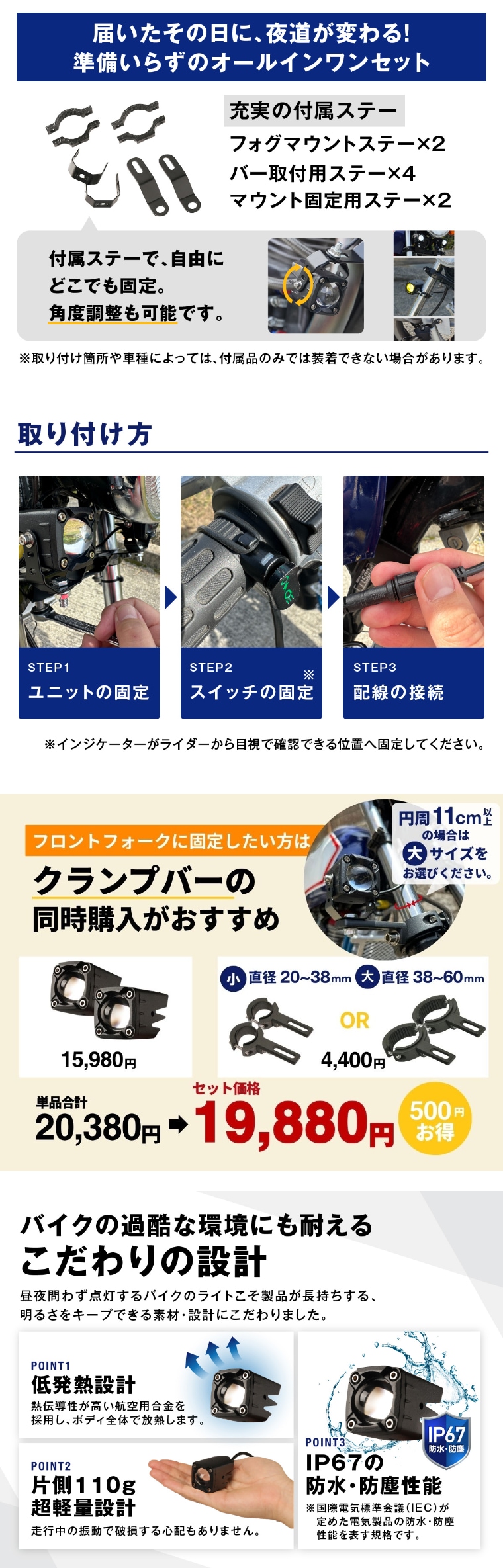 IP67防水防塵 航空用合金ボディ 製品仕様