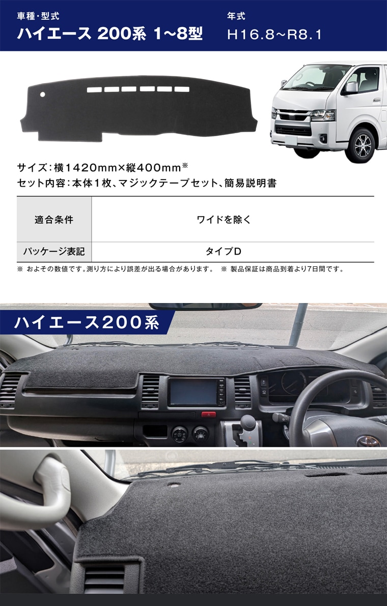 200系ハイエース用ドレスアップパーツ
